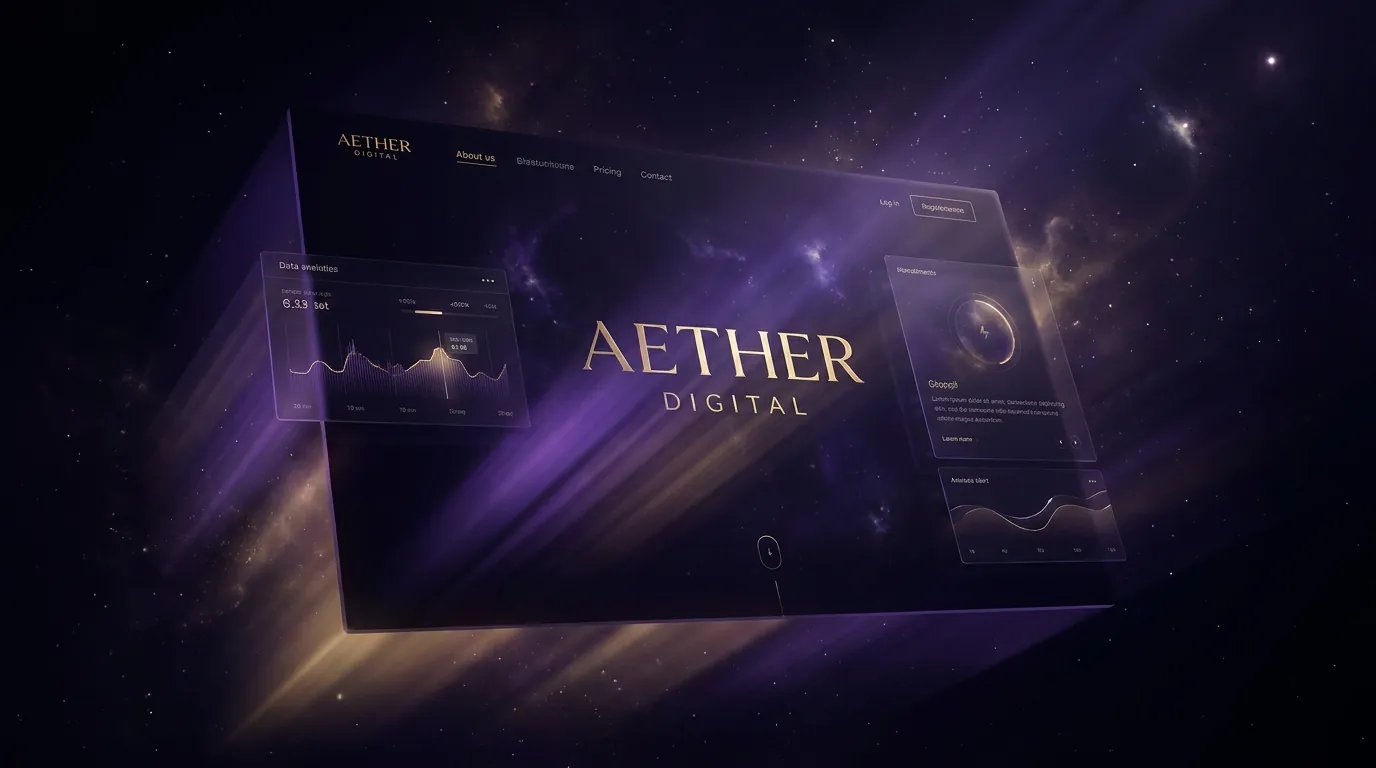 Interface de website premium